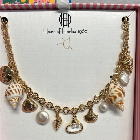 House of Harlow 1960 🐚✨ Shell Charm Necklace! 🌊 - Picture 2 of 7